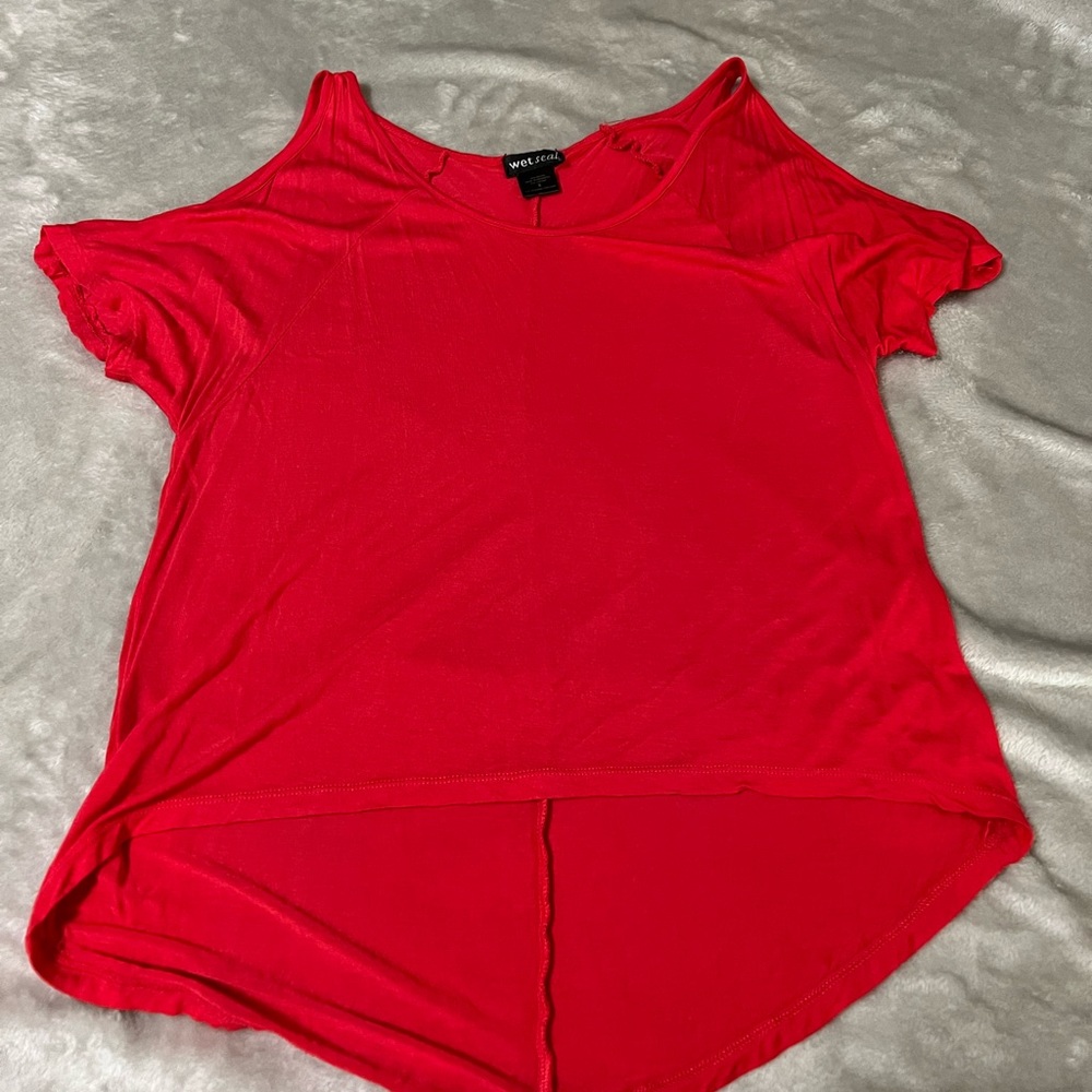 Wet Seal Shoulder Cut Out Top